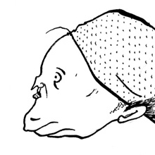 四コマ漫画 舌
